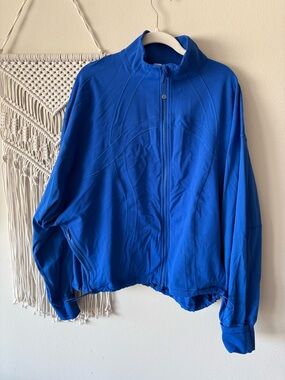 lululemon athletica relaxed define jacket galactic cobalt